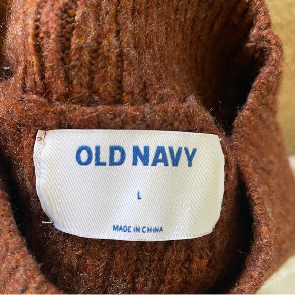 Old Navy || Mockneck Tunic Length Knit Sweater Size L - Picture 10 of 10